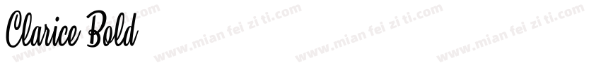Clarice Bold 粗体字体转换